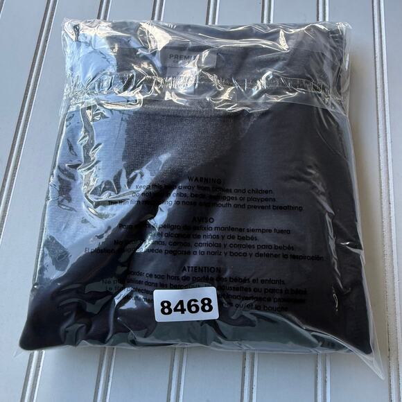 Premise Cashmere Gray Black Assymetrical pullover sweater size 2X - Picture 8 of 8